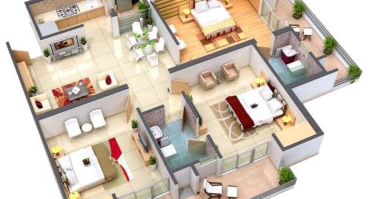 3-BHK Apartment – Bhadaj